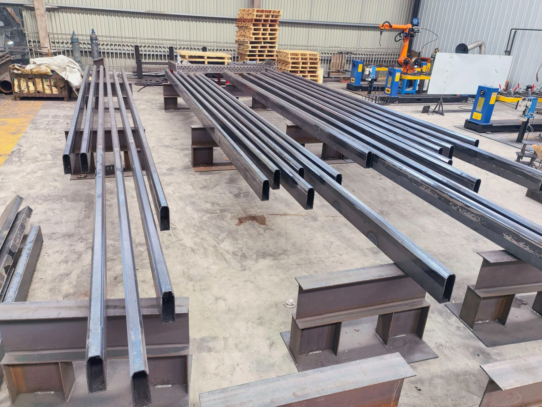 Steel supply stock